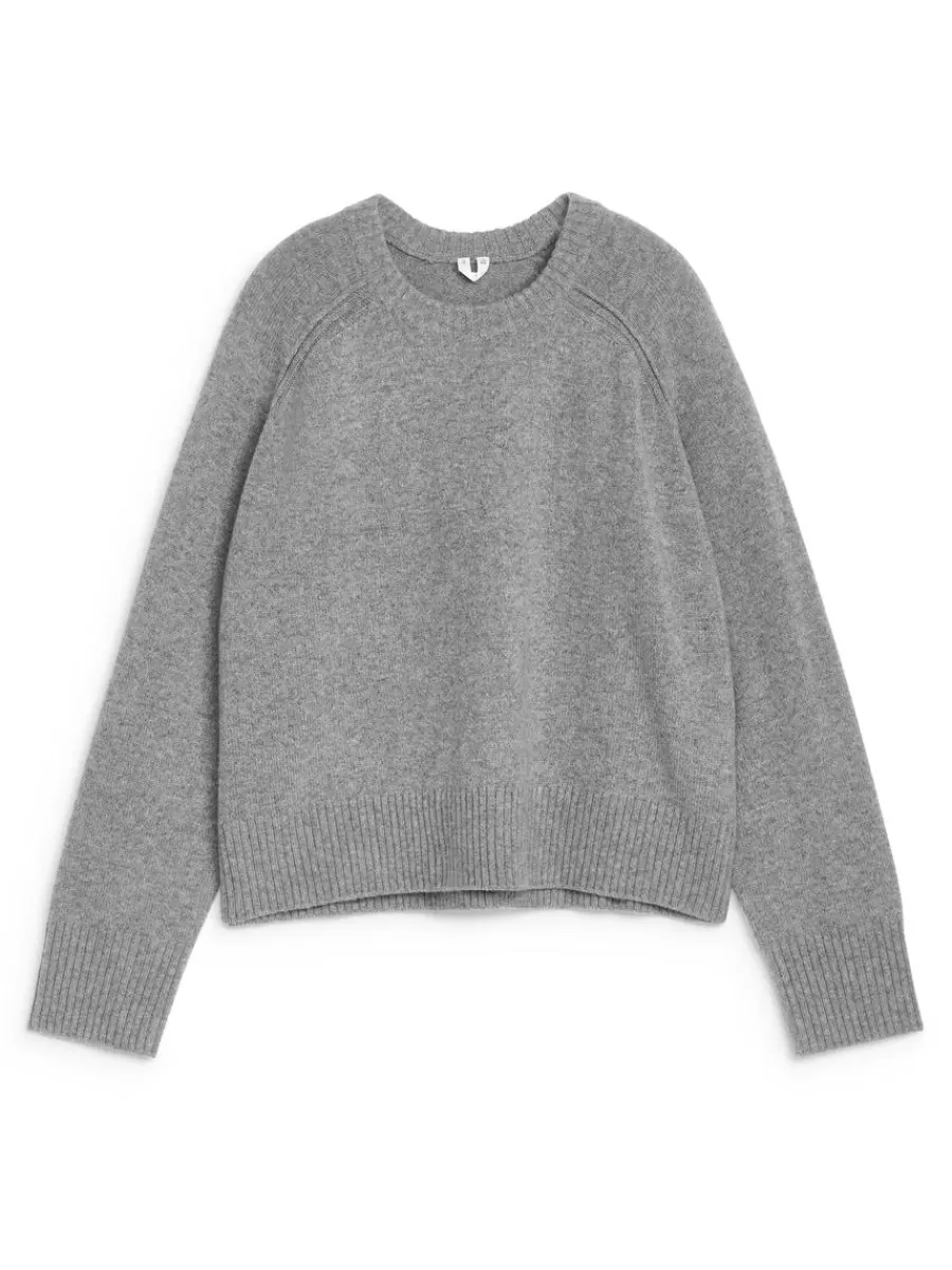 Mailles Et Cardigans-ARKET Pull en laine Gris chiné