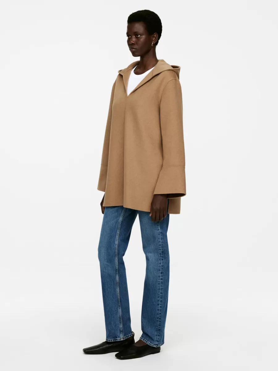 Chemises Et Chemisiers | Mailles Et Cardigans-ARKET Pull en laine doublée mélangée Camel