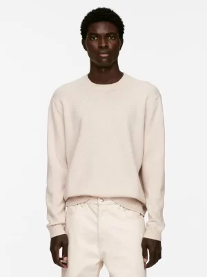 Maille-ARKET Pull en laine et coton Blanc cassé