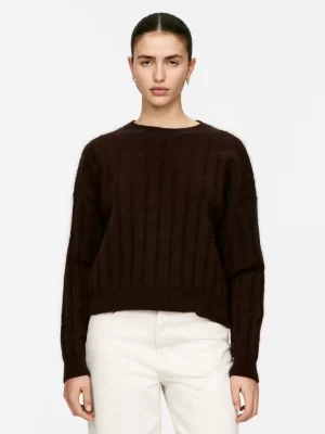 Mailles Et Cardigans-ARKET Pull en laine et mohair Marron foncé