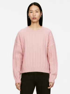Mailles Et Cardigans-ARKET Pull en laine et mohair Rose poudré