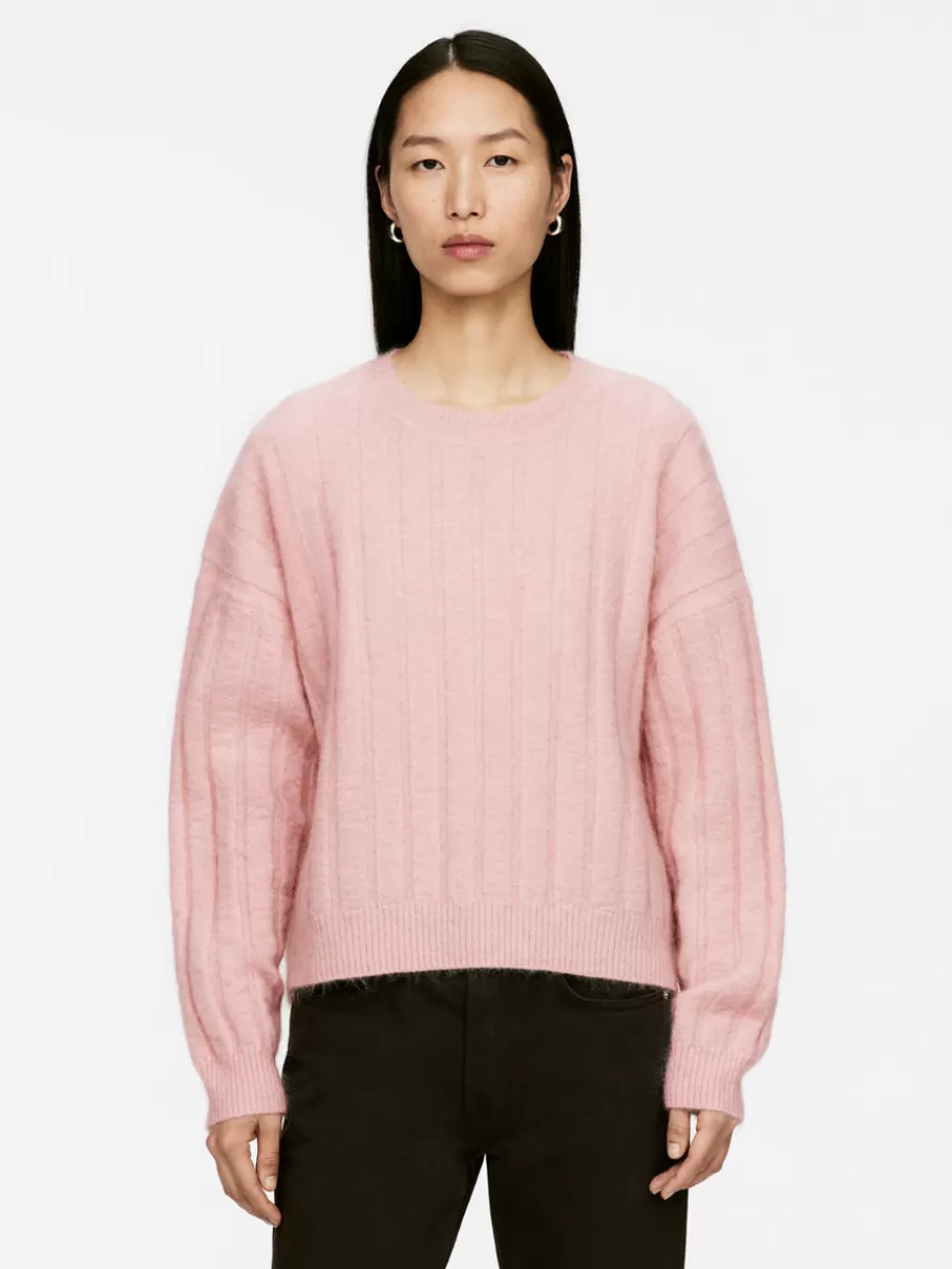 Mailles Et Cardigans-ARKET Pull en laine et mohair Rose poudré