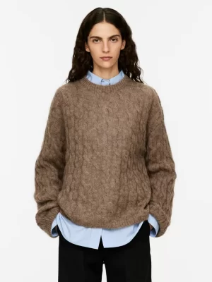 Mailles Et Cardigans-ARKET Pull en laine et mohair Beige foncé