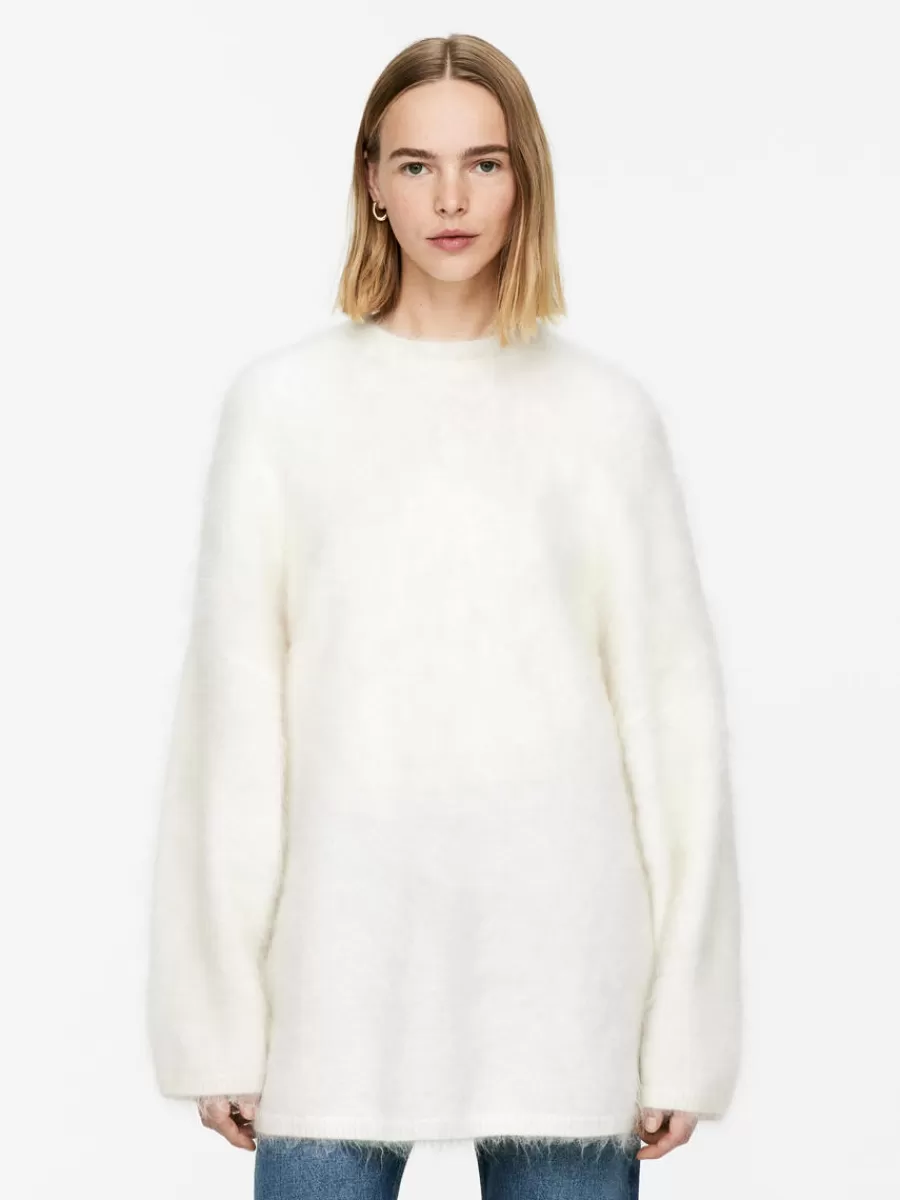 Mailles Et Cardigans-ARKET Pull en laine et mohair Blanc cassé