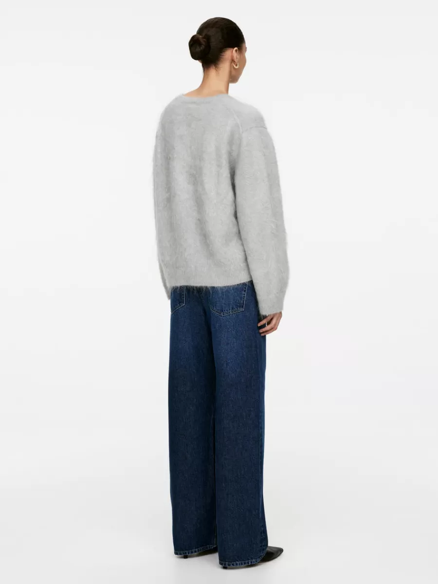 Mailles Et Cardigans-ARKET Pull en laine et mohair gris