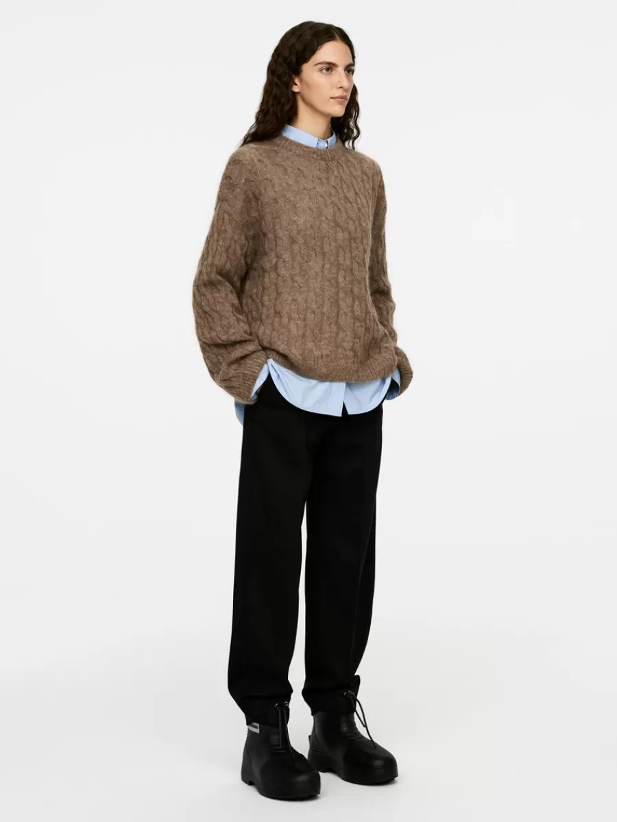 Mailles Et Cardigans-ARKET Pull en laine et mohair Beige foncé