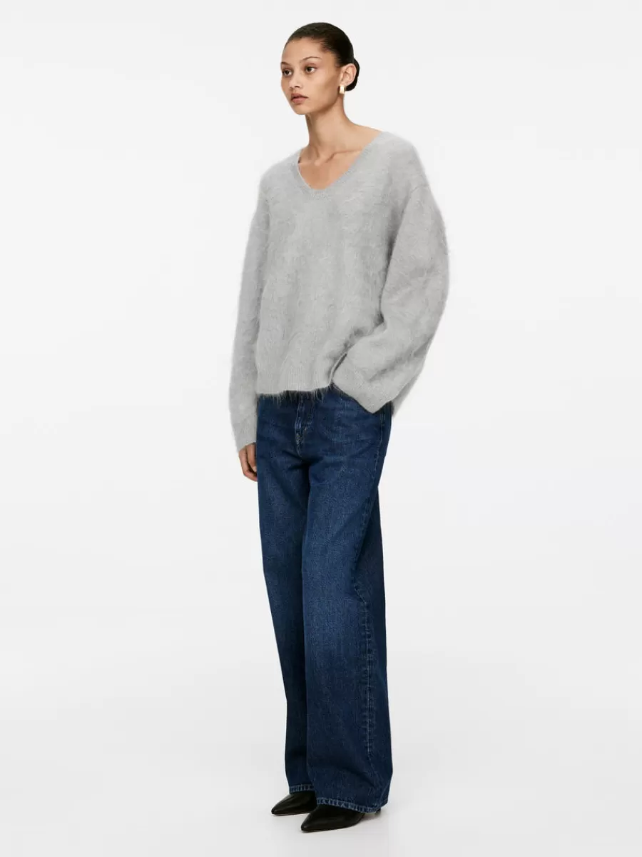 Mailles Et Cardigans-ARKET Pull en laine et mohair gris