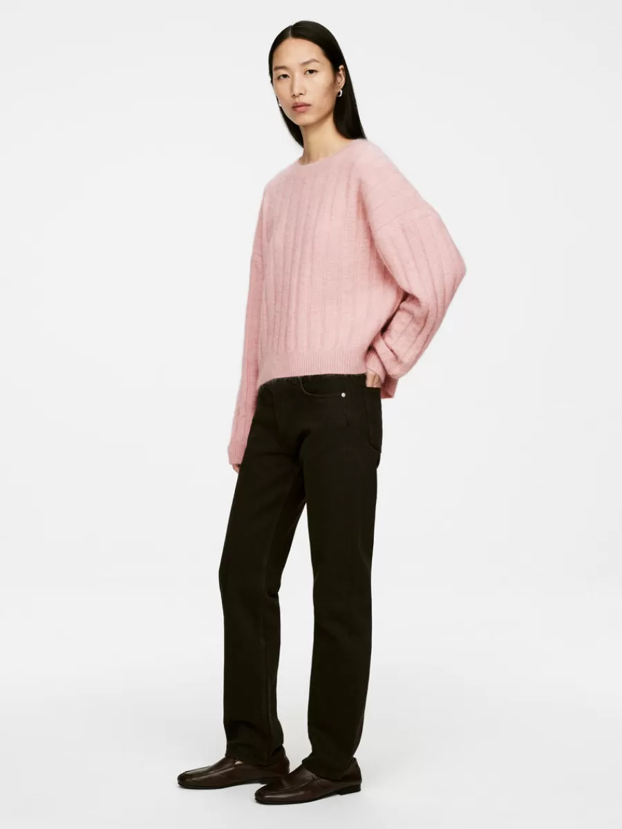 Mailles Et Cardigans-ARKET Pull en laine et mohair Rose poudré