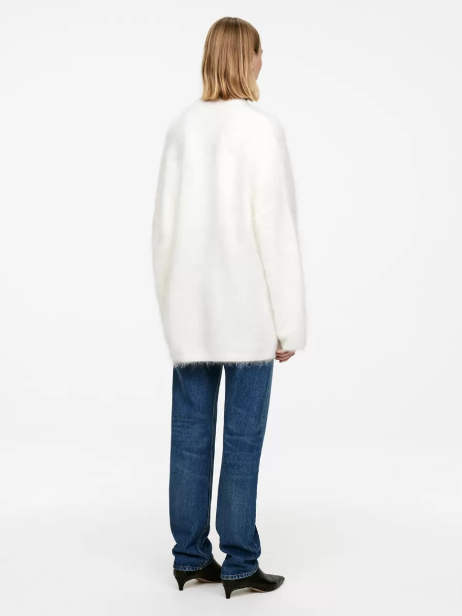 Mailles Et Cardigans-ARKET Pull en laine et mohair Blanc cassé