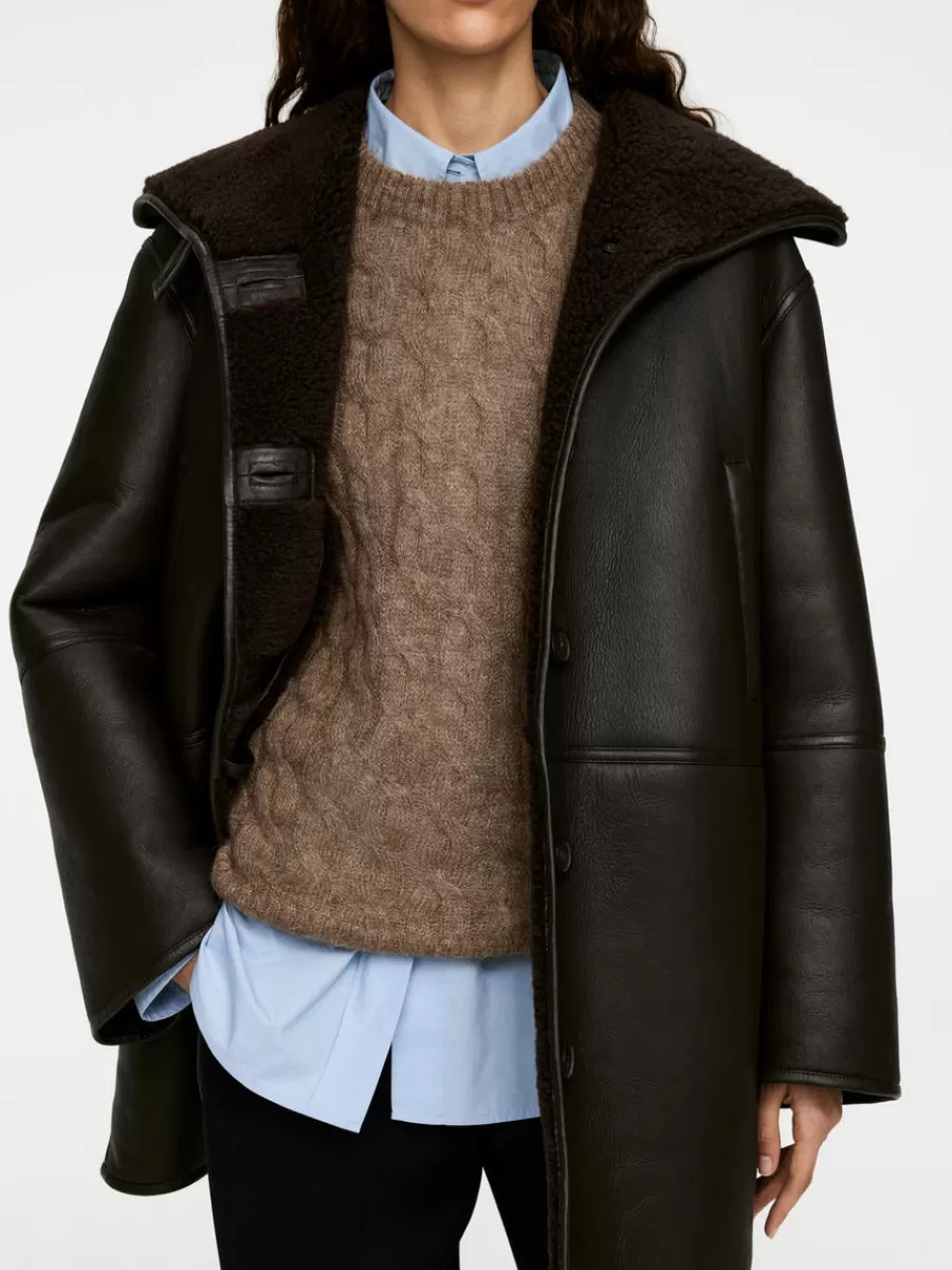 Mailles Et Cardigans-ARKET Pull en laine et mohair Beige foncé