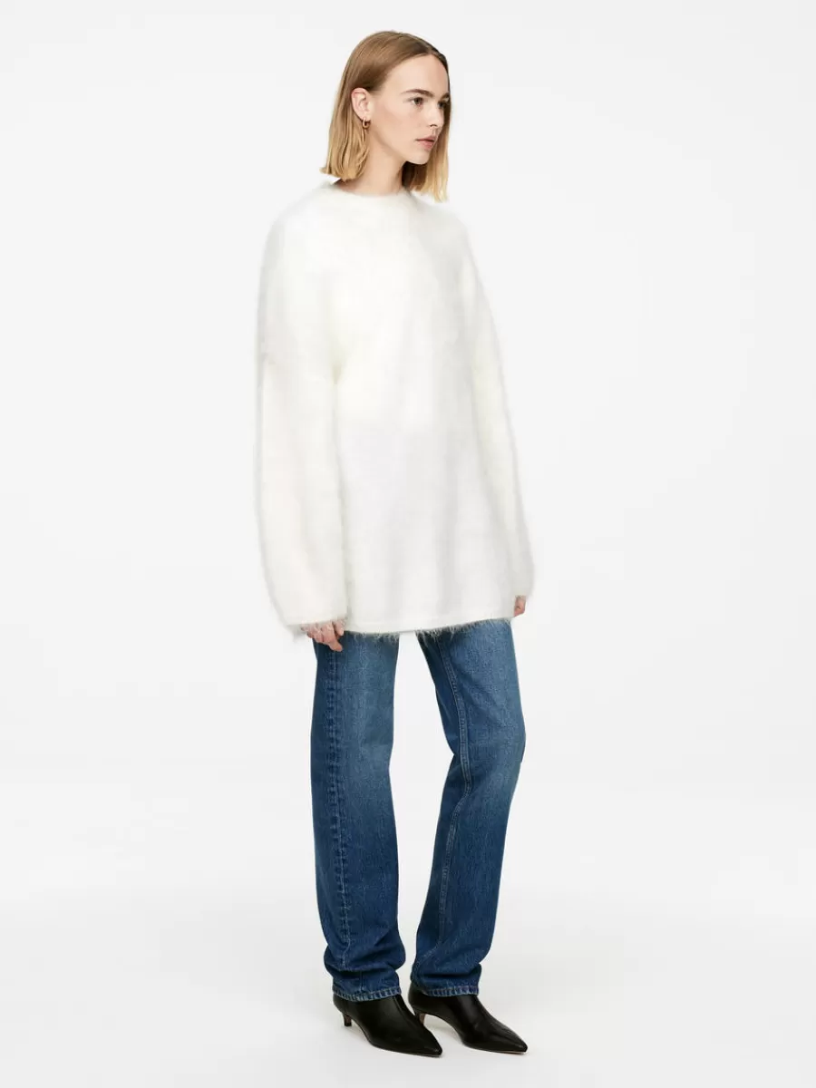 Mailles Et Cardigans-ARKET Pull en laine et mohair Blanc cassé