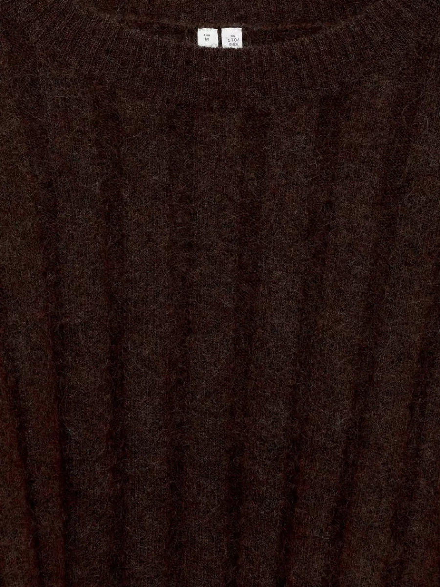 Mailles Et Cardigans-ARKET Pull en laine et mohair Marron foncé
