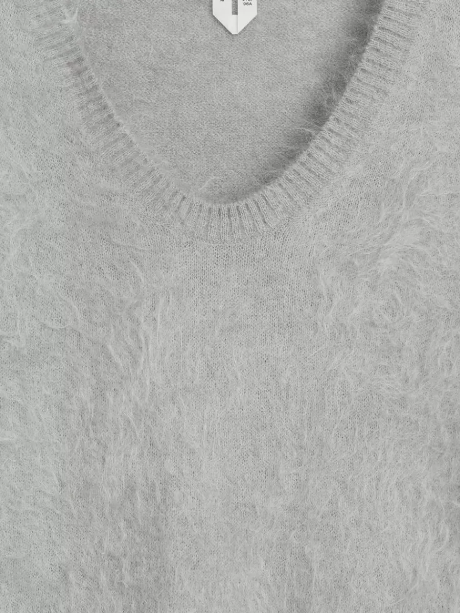 Mailles Et Cardigans-ARKET Pull en laine et mohair gris