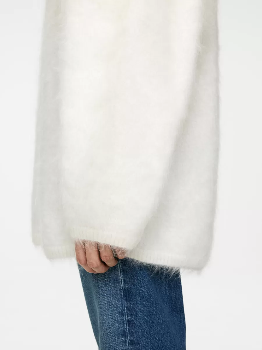 Mailles Et Cardigans-ARKET Pull en laine et mohair Blanc cassé