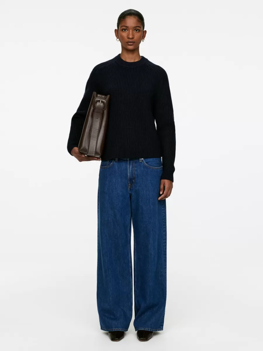 Mailles Et Cardigans-ARKET Pull en laine mérinos Bleu foncé
