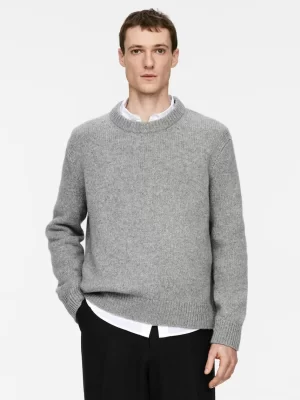 Maille-ARKET Pull en maille de laine épaisse Gris