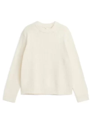 Maille-ARKET Pull en maille de laine épaisse Beige