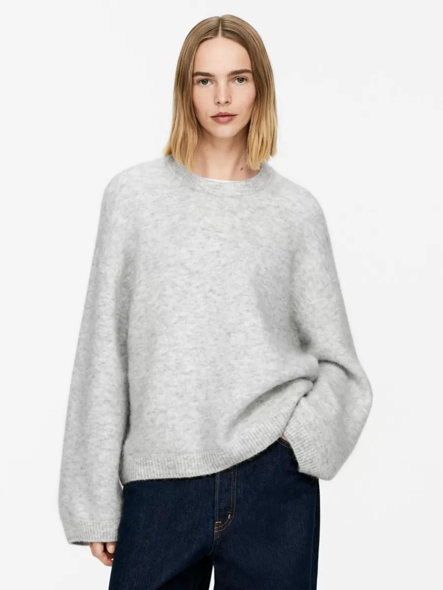 Mailles Et Cardigans-ARKET Pull en mélange de laine et d'alpaga Gris clair
