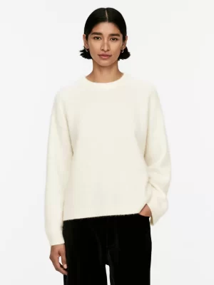 Mailles Et Cardigans-ARKET Pull en mélange de laine et d'alpaga Blanc cassé