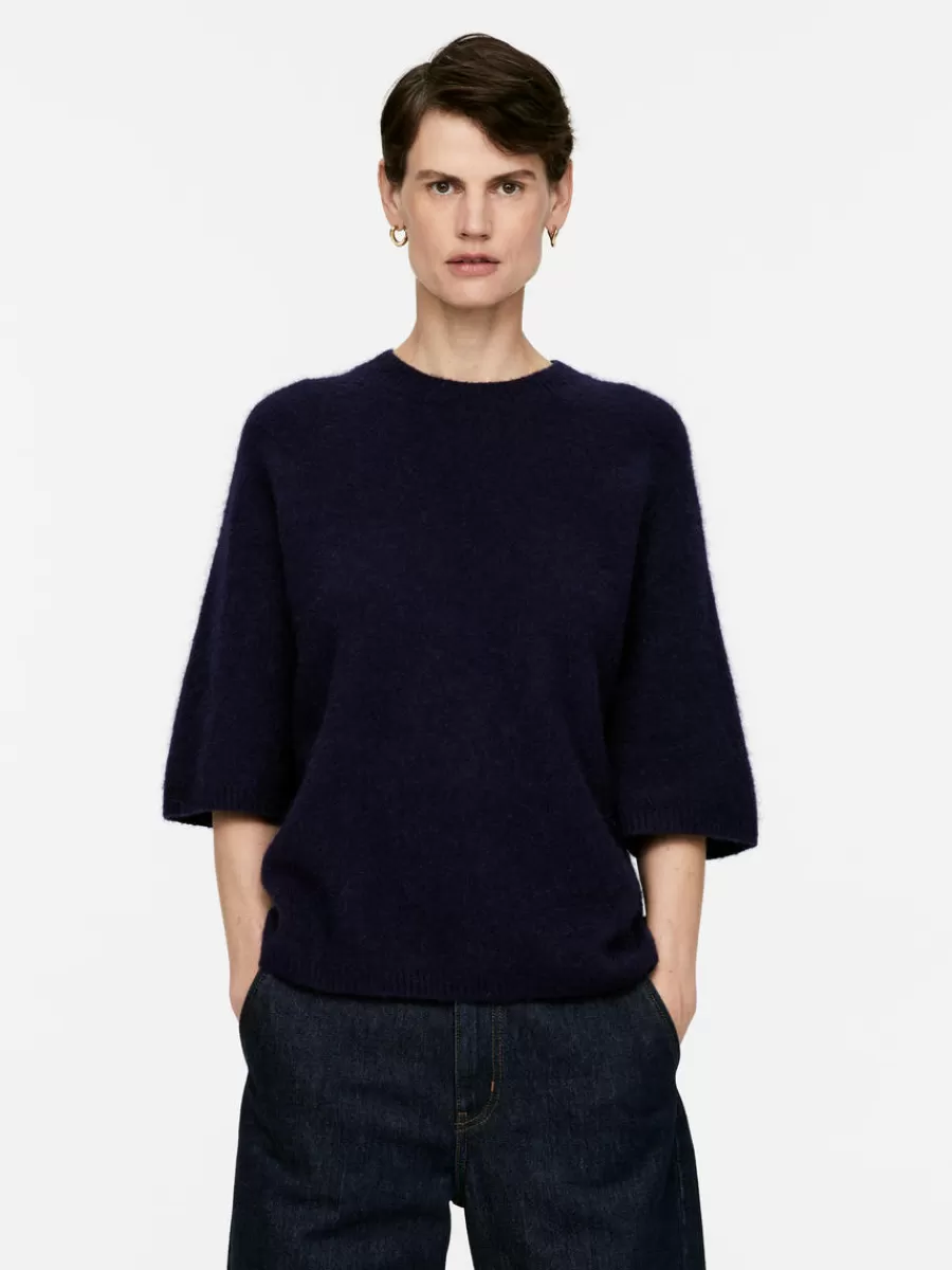 Mailles Et Cardigans-ARKET Pull en mélange de laine et d'alpaga Bleu foncé