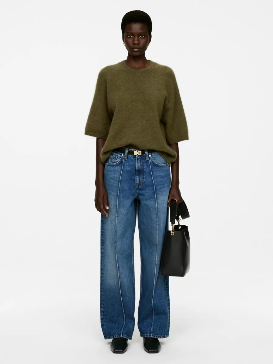 Mailles Et Cardigans-ARKET Pull en mélange de laine et d'alpaga Vert kaki