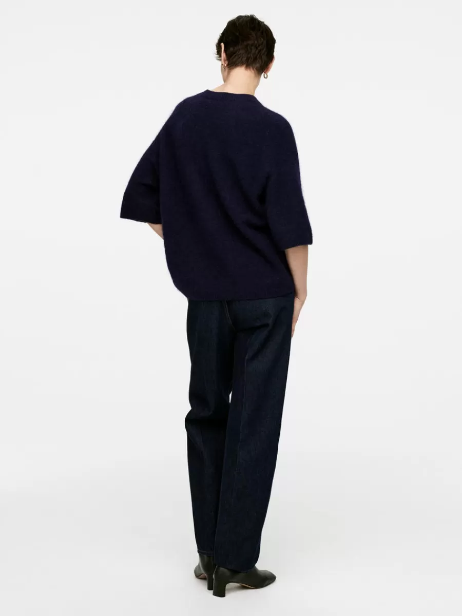 Mailles Et Cardigans-ARKET Pull en mélange de laine et d'alpaga Bleu foncé