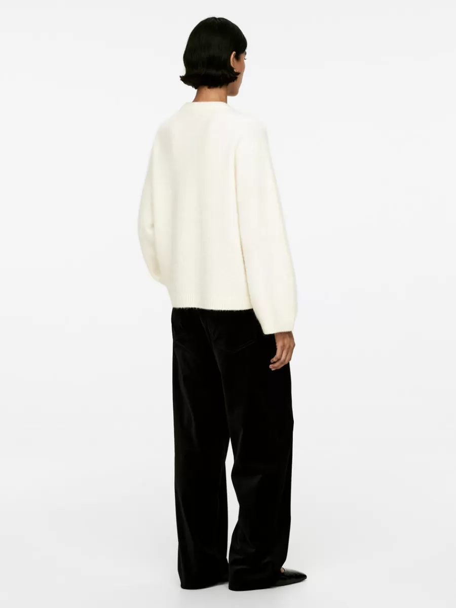 Mailles Et Cardigans-ARKET Pull en mélange de laine et d'alpaga Blanc cassé