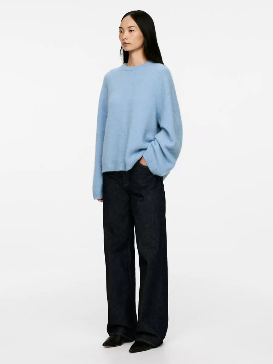 Mailles Et Cardigans-ARKET Pull en mélange de laine et d'alpaga Bleu poudré