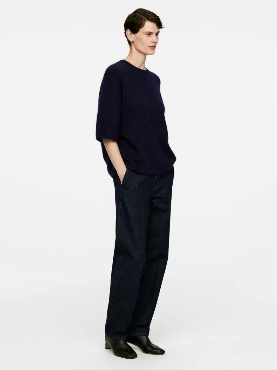 Mailles Et Cardigans-ARKET Pull en mélange de laine et d'alpaga Bleu foncé