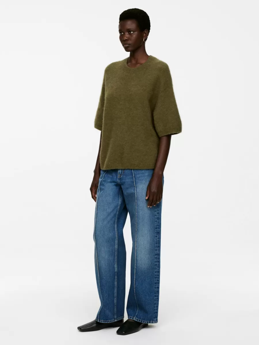 Mailles Et Cardigans-ARKET Pull en mélange de laine et d'alpaga Vert kaki