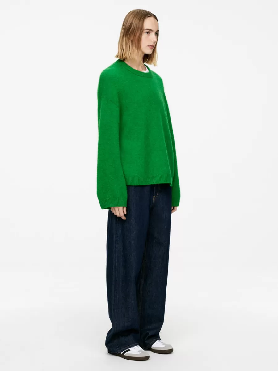 Mailles Et Cardigans-ARKET Pull en mélange de laine et d'alpaga Vert vif