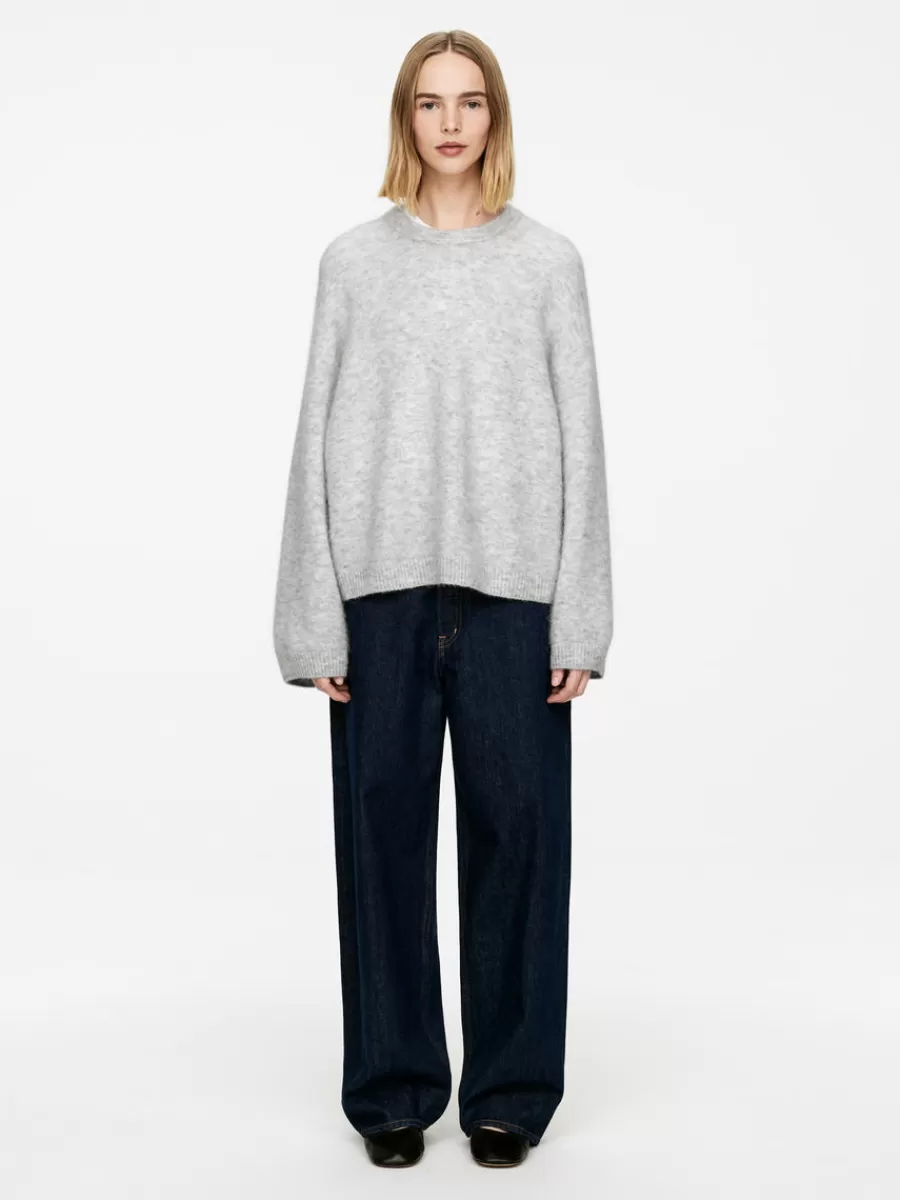 Mailles Et Cardigans-ARKET Pull en mélange de laine et d'alpaga Gris clair