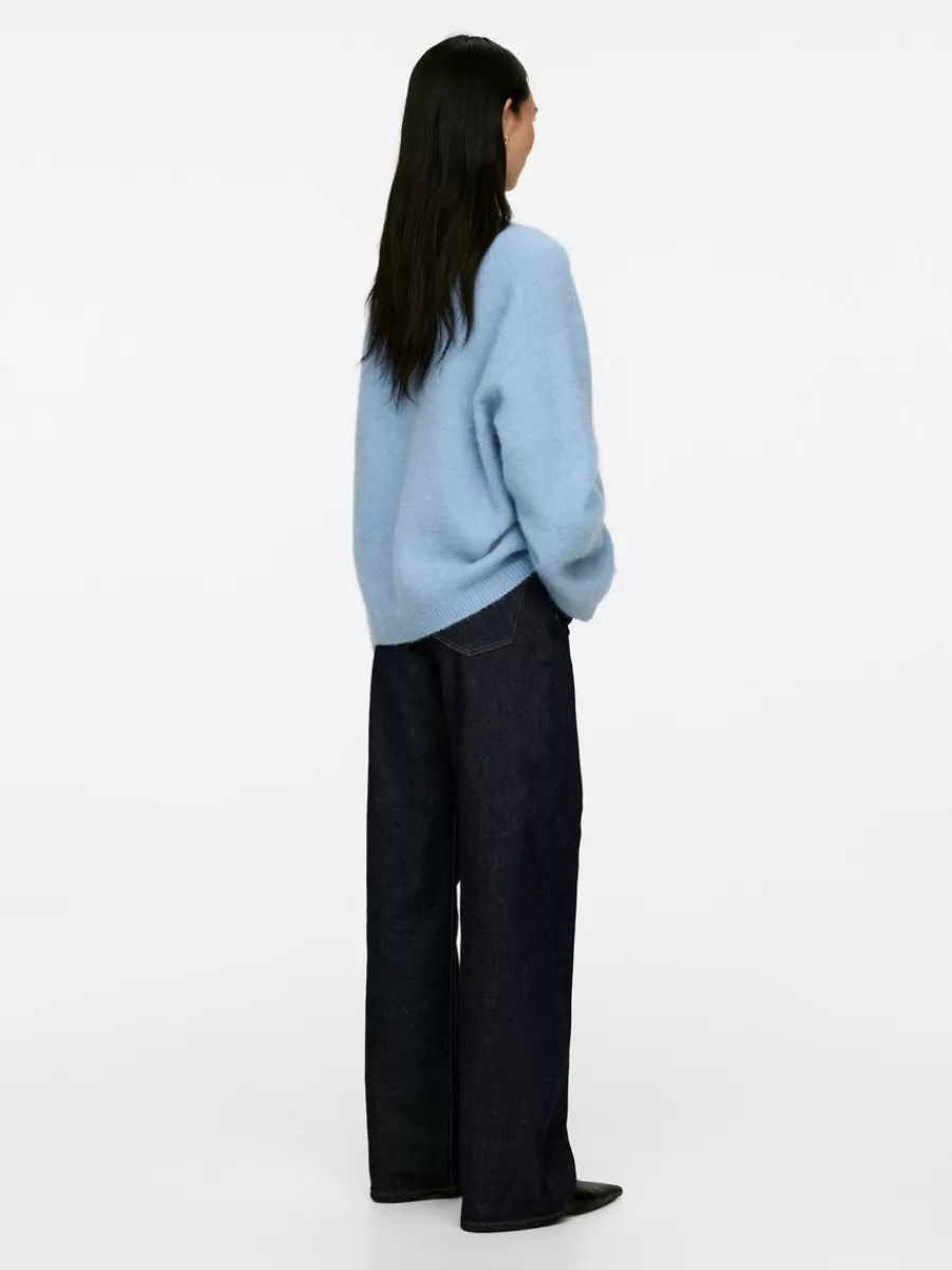 Mailles Et Cardigans-ARKET Pull en mélange de laine et d'alpaga Bleu poudré
