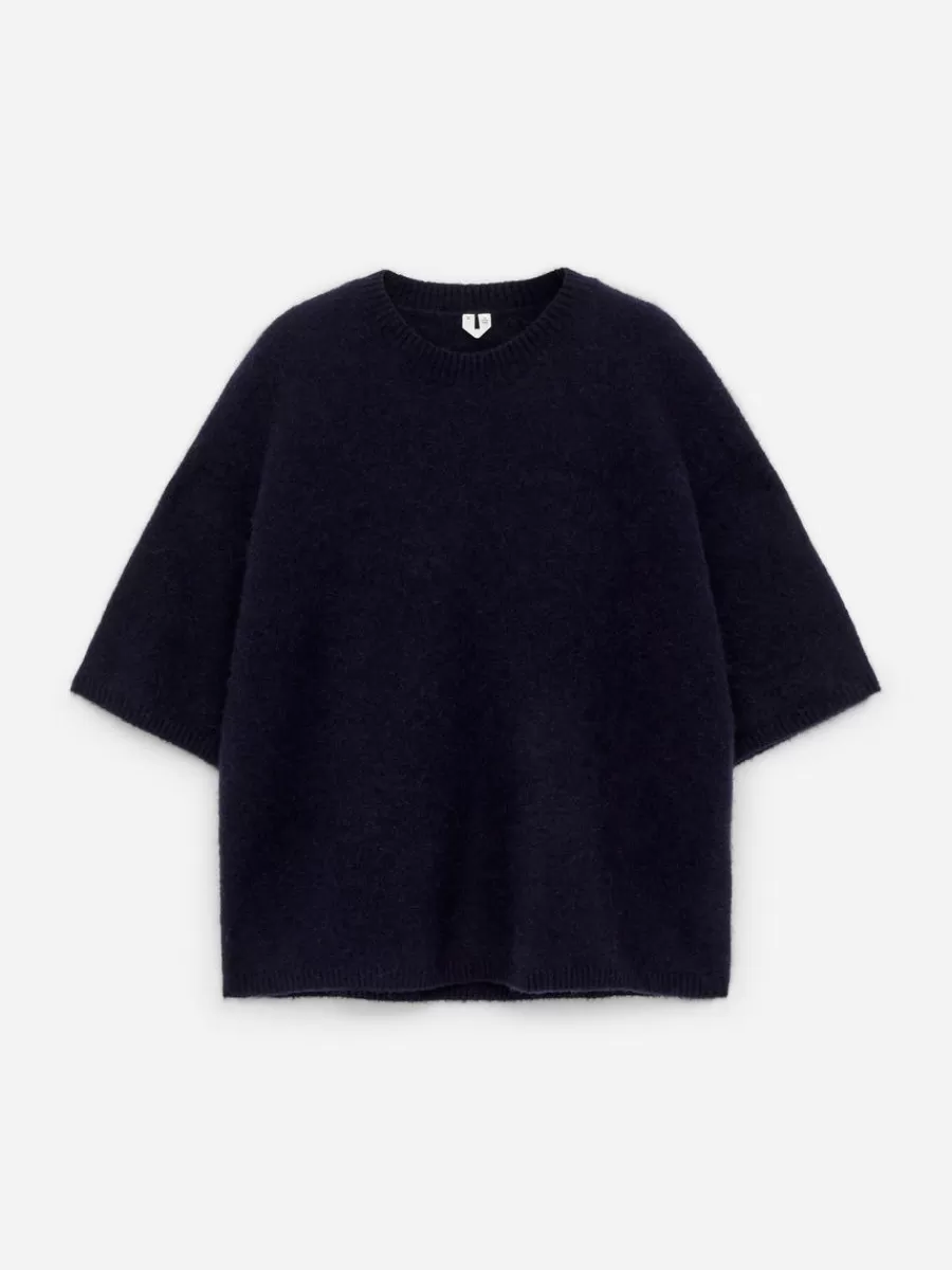 Mailles Et Cardigans-ARKET Pull en mélange de laine et d'alpaga Bleu foncé