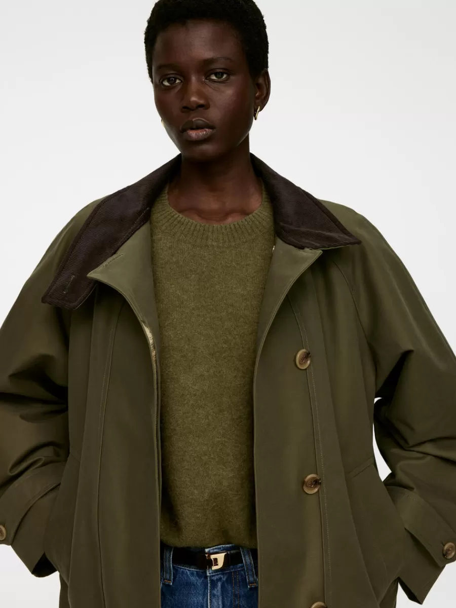 Mailles Et Cardigans-ARKET Pull en mélange de laine et d'alpaga Vert kaki