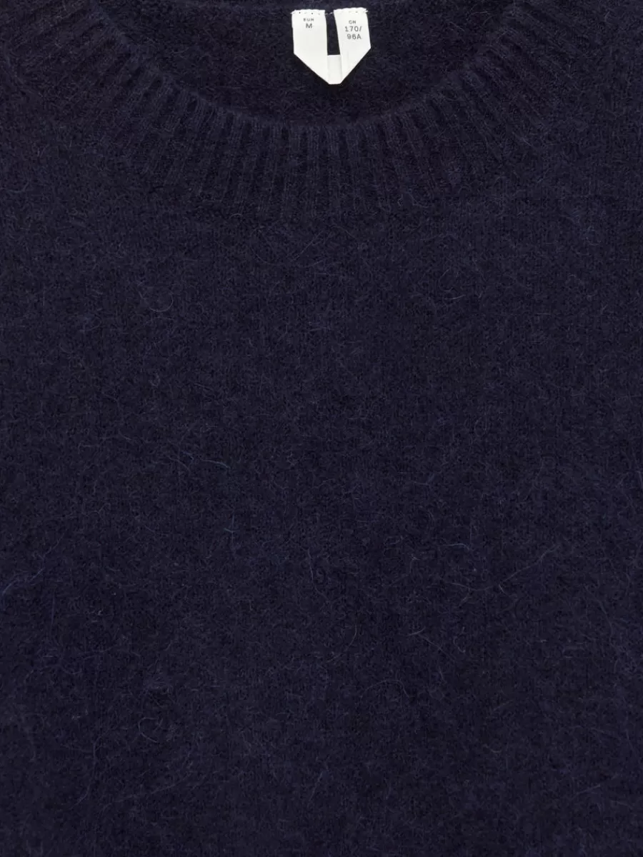 Mailles Et Cardigans-ARKET Pull en mélange de laine et d'alpaga Bleu foncé