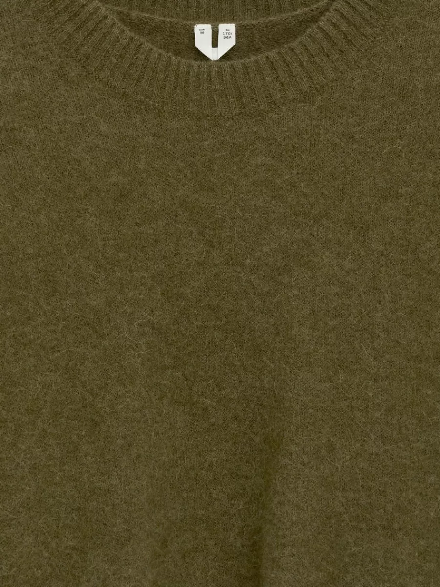 Mailles Et Cardigans-ARKET Pull en mélange de laine et d'alpaga Vert kaki