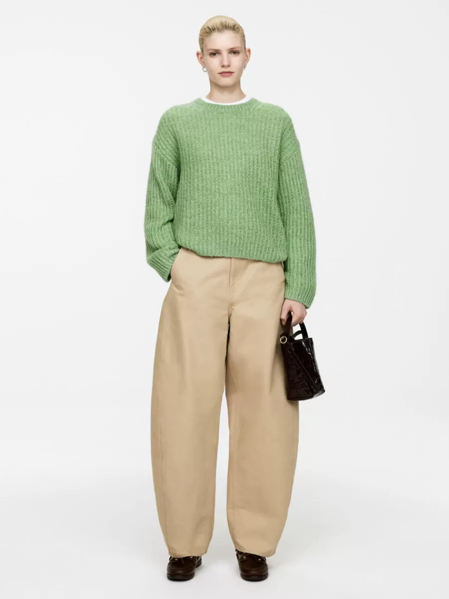 Mailles Et Cardigans-ARKET Pull en mélange de laine et de mohair Vert
