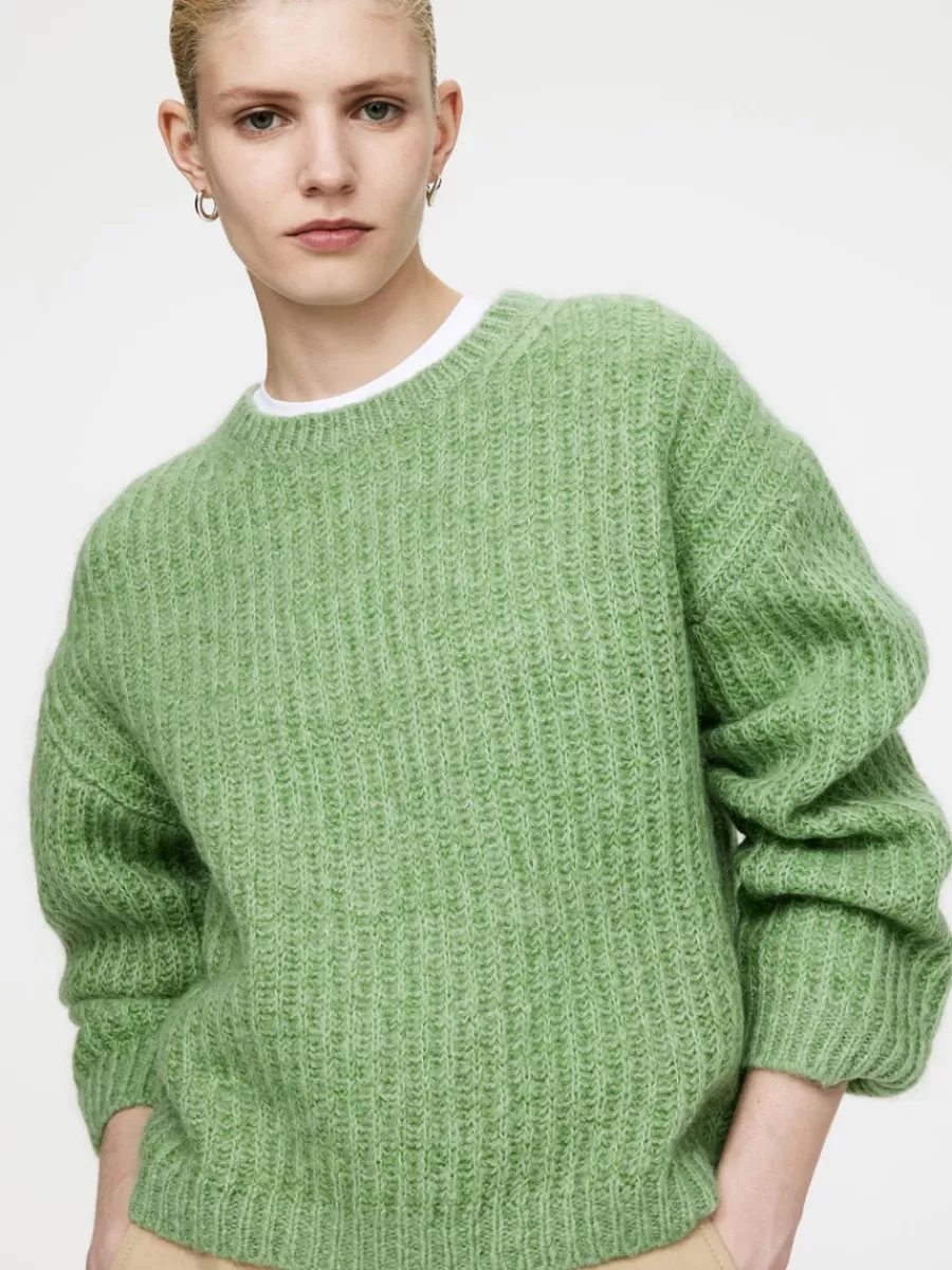 Mailles Et Cardigans-ARKET Pull en mélange de laine et de mohair Vert