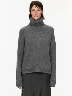 Mailles Et Cardigans-ARKET Pull épais en laine et cachemire Gris foncé