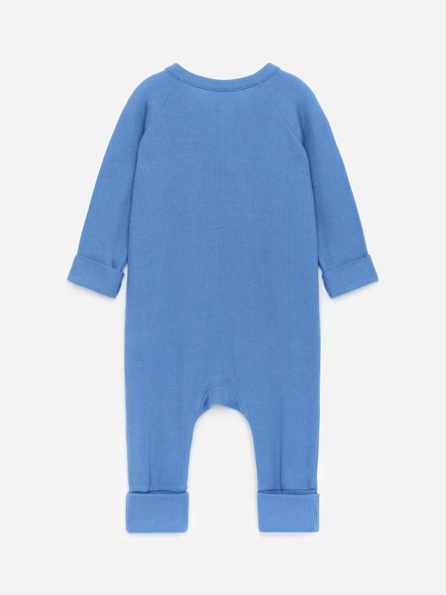 Pyjamas-ARKET Pyjama côtelé lisse pour nouveau-né Bleu