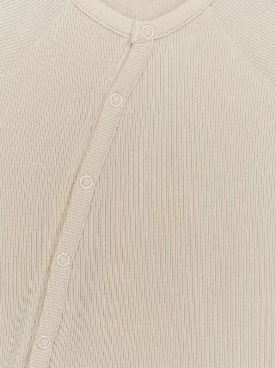 Pyjamas-ARKET Pyjama côtelé lisse pour nouveau-né Beige