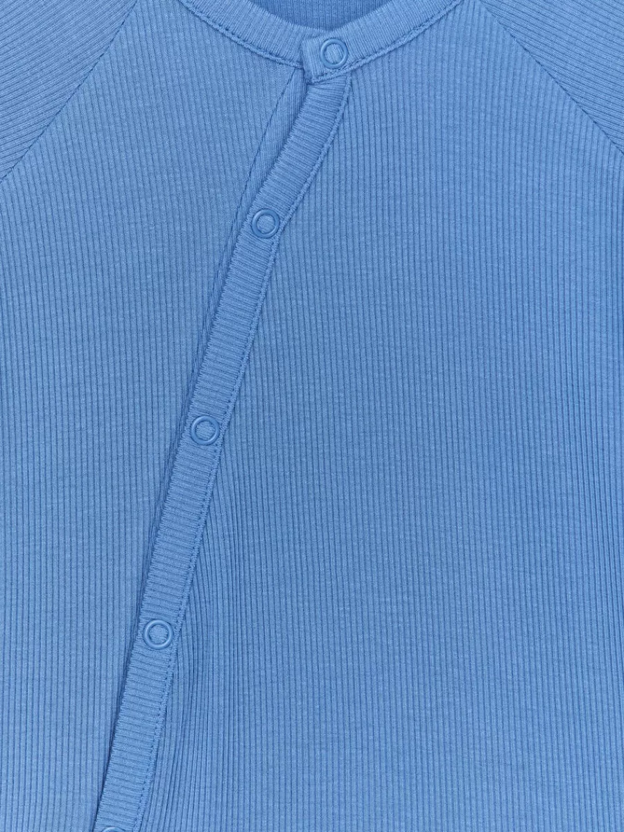 Pyjamas-ARKET Pyjama côtelé lisse pour nouveau-né Bleu