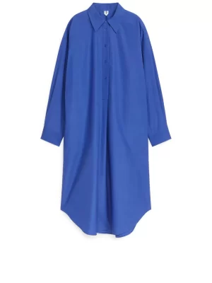 Robes-ARKET Robe chemise oversize Bleu