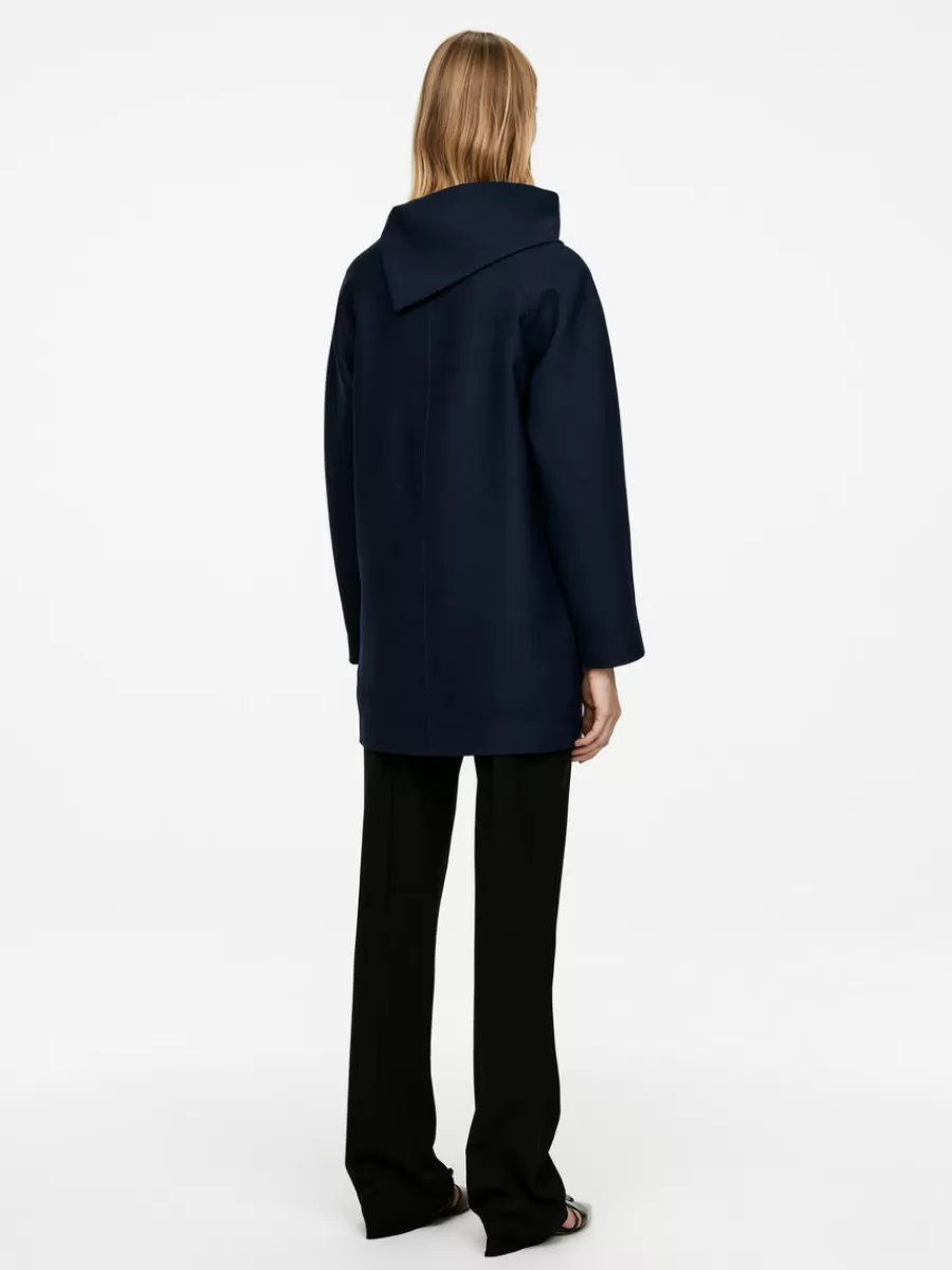 Mailles Et Cardigans | Robes-ARKET Robe courte en laine mélangée Bleu foncé