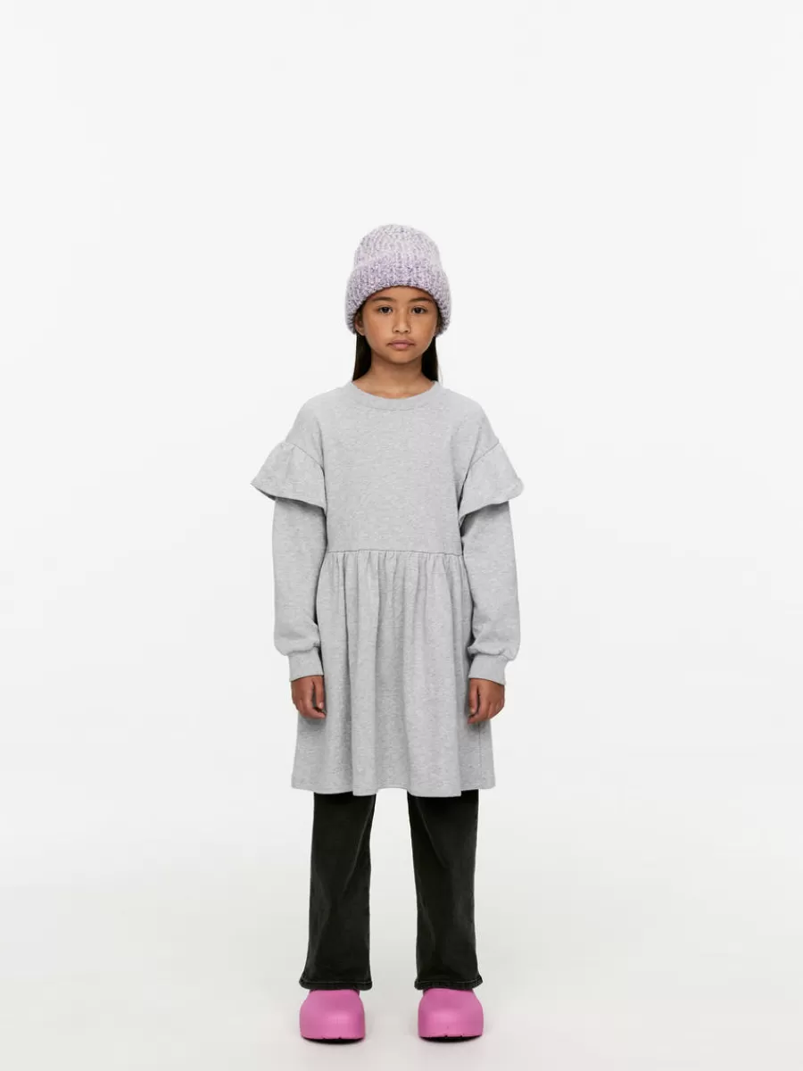 Robes | Robes-ARKET Robe en jersey à volants Gris chiné