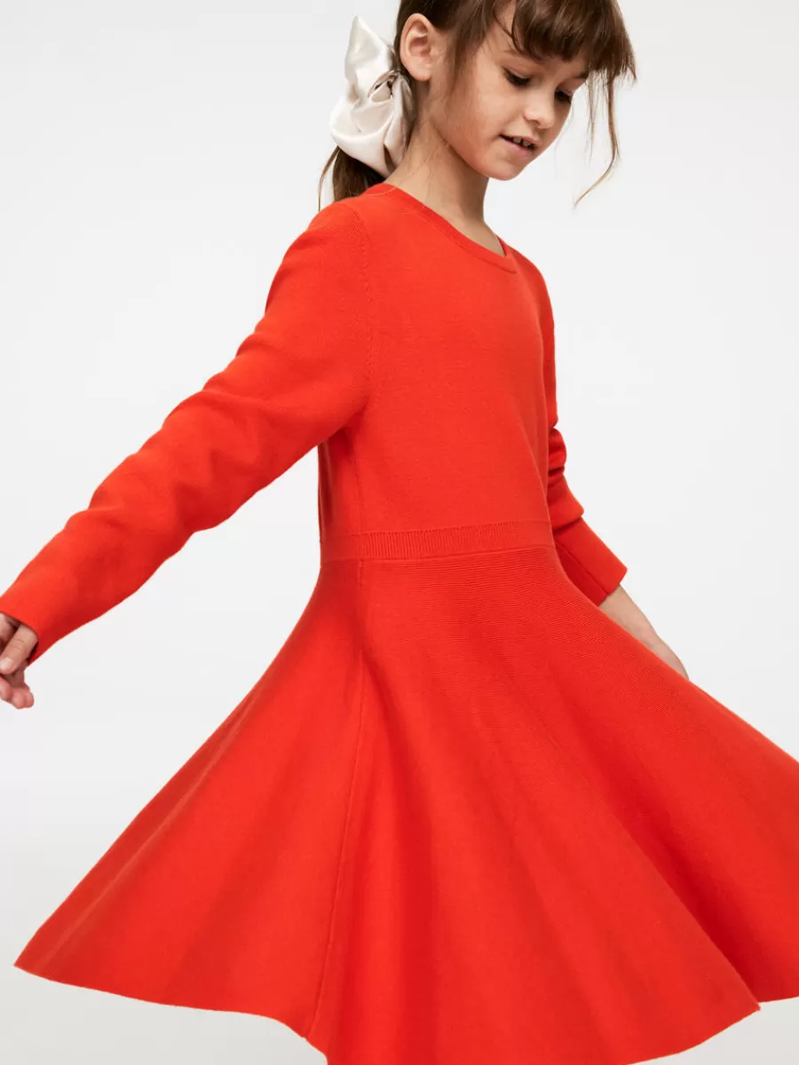 Robes | Robes-ARKET Robe en maille de coton et laine Rouge vif