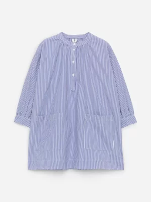 Robes | Robes-ARKET Robe froncée Bleu/Blanc