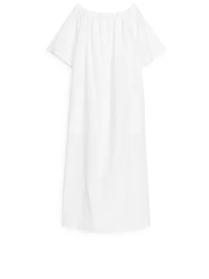 Maillots De Bain | Tenues Décontractées-ARKET Robe longue à épaules dénudées Blanc