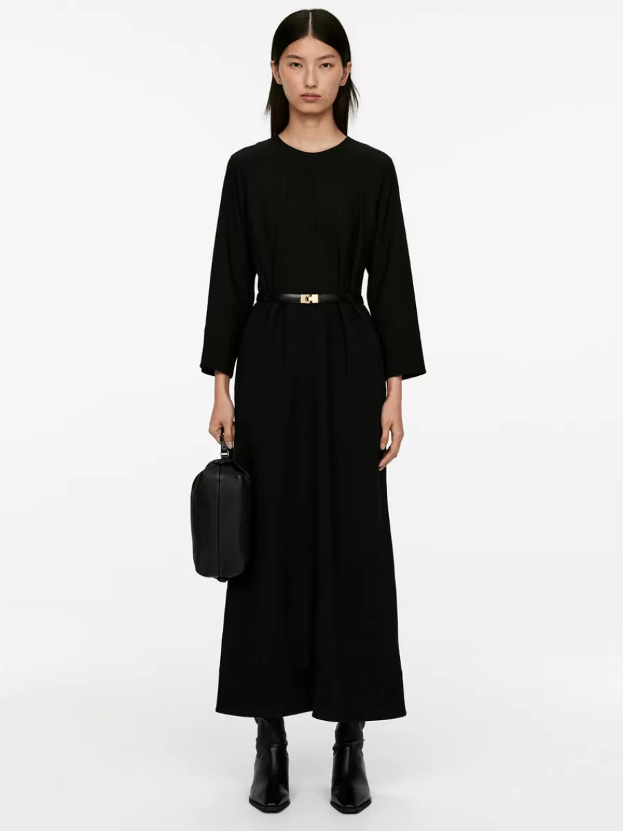 Robes-ARKET Robe longue en laine Noir
